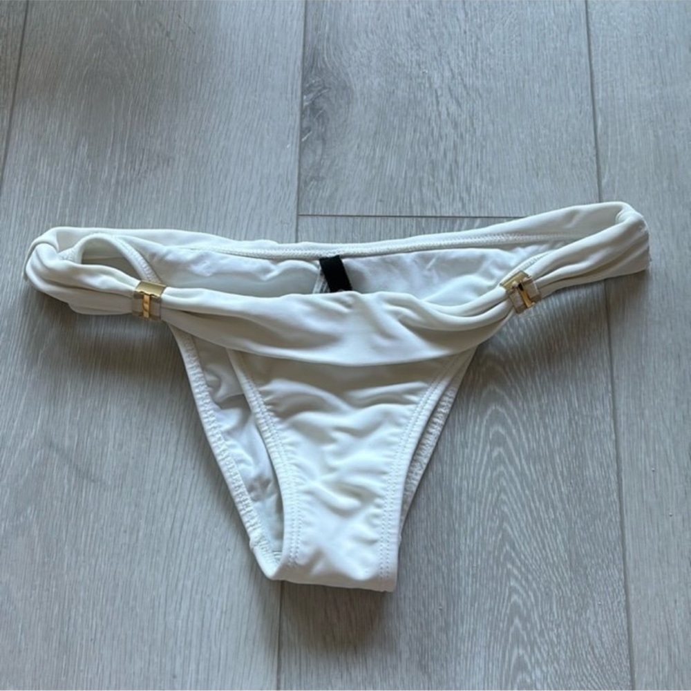 VIX White Bikini Bottoms Small